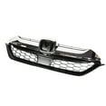 thumbnail image 3 of Front Bumper Upper Chrome Grille Grill 2017 2018 2019 For Honda CRV CR-V, 3 of 5