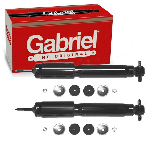 2 pc Gabriel 61641 ProGuard Shock Absorbers for Spring Strut Steering Suspension Shocks Struts Fits select: 1999-2007 CHEVROLET SILVERADO, 1999-2007 GMC NEW SIERRA