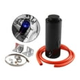 thumbnail image 1 of DYNWAVECA 800ml Universal Car Radiator Coolant Oil Can Overflow Bottle Reservoir with Hose - Black, 1 of 10