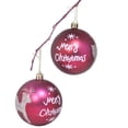 thumbnail image 4 of Perfect Holiday Handpainted 2-Piece Shatterproof Christmas Ornament Set, 3.14-Inch, Gold Ball Merry Christmas and Deer, 4 of 4