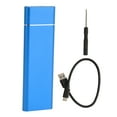 thumbnail image 2 of SSD Enclosure, Plug And Play Aluminum Alloy NVME SSD Enclosure  For 2260mm Blue, 2 of 8