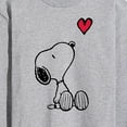 thumbnail image 3 of Peanuts - Valentine's Peanuts Snoopy Heart - Men's Long Sleeve T-Shirt, 3 of 6