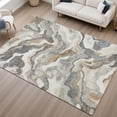 thumbnail image 6 of Addison Rugs Mayfield Premium Machine Washable Transitional Modern Khaki Rectangle Rug, 5' x 7'6", 6 of 6