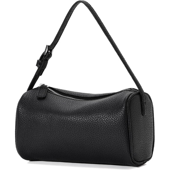 Barrel Crossbody Bags for Women Pu Leather Lightweight  Purses Casual Handbag for Daily Work