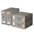thumbnail image 1 of VIOPY Organizador De Sabanas, 4 Piezas Cajas De Almacenamiento, Organizador De Ropa De Cama Plegable, Contenedores De Almacenamiento De Tela Para Juego De S&aacute;banas, Para Closet, Debajo De La, 1 of 7