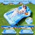 thumbnail image 3 of Tumbona inflable para bronceado con forma de flotador Turnmeon, 72 x 47 cm, con rociador, 3 of 6