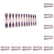 thumbnail image 2 of Minnieouse 24 Pieces Fake Nails Shiny Surface Tips Nail Fingernail Press-on Elegant Artificial Accessory Coffin Long Design for DIY Type4 NO4, 2 of 6