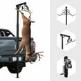 thumbnail image 2 of Hitch Mounted Deer Hoist, 600 lbs Load Capacity, Hitch Game Hoist, Truck Hitch Deer Hoist with Winch Lift Gambrel Set, Adjustable Height & 360 Degrees Swivel, Carbon Steel$$Other, 2 of 7
