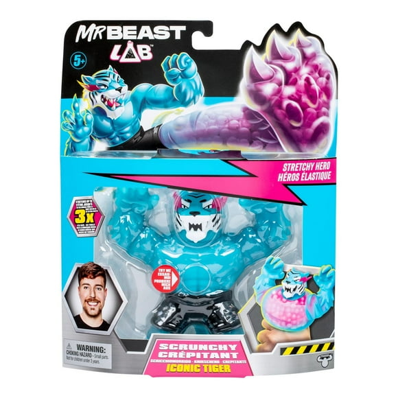 Tigre emblématique extensible MrBeast Lab