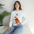 thumbnail image 5 of Cat Butt Christmas Kisses - Unisex Heavy Blend™ Crewneck Sweatshirt, 5 of 5