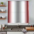 thumbnail image 5 of Red Grey Sheer Curtains 54 Inches Long, Gray Farmhouse Modern Rustic Light Filering Curtains, Breathable Simi Curtain Privacy Drapes for Kitchen Bathroom Nursery Lightweight Small Window Treatment, 5 of 9