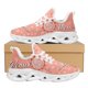 thumbnail image 1 of Zapatos de enfermera para mujer, color rosa, con patrón EMT EMS, zapatos de plataforma para mujer, zapatos planos de enfermería paramédica para mujer, zapatos de malla para mujer, 1 of 6
