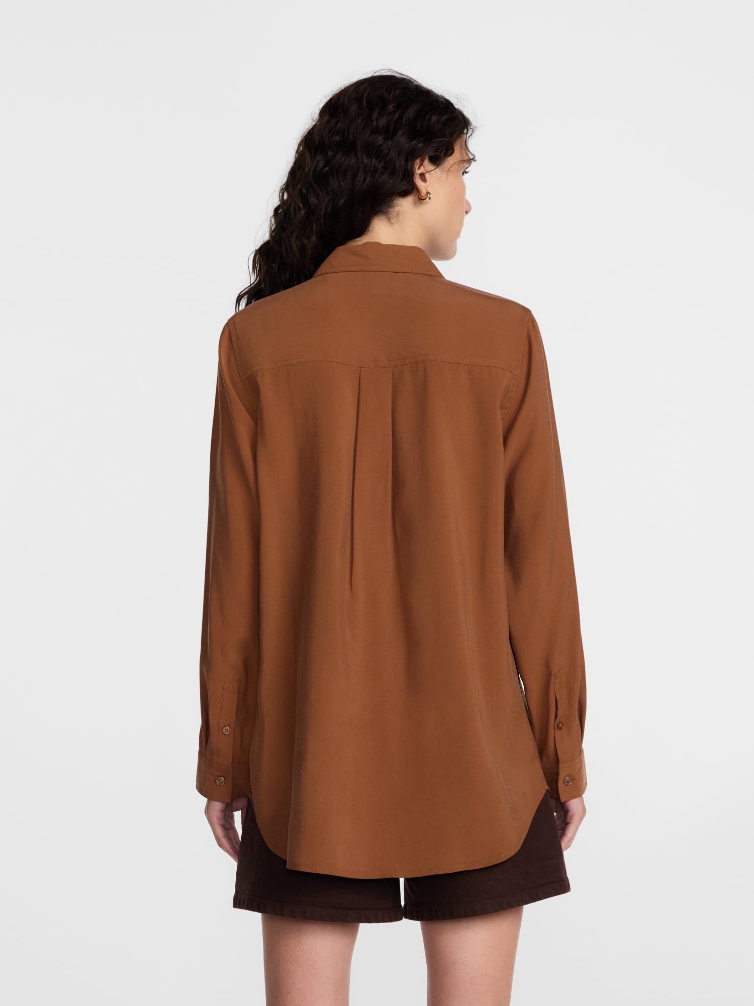 Scenario Women's Utility Tunic Shirt with Long Sleeves, Sizes XS-XXXL