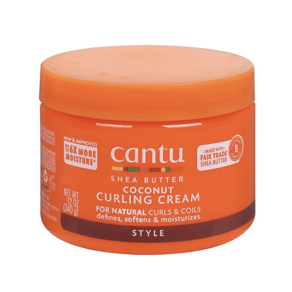 Cantu Coconut Curling Cream with Shea Butter, 25 fl oz
