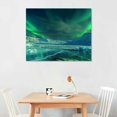 thumbnail image 2 of Nawypu Wall Art Aurora scenery Painting Snow Mountain Landscape Paintings on Canvas Ready to Hang for Home Decorations Office Wall Decor,Wall Art For Living Room, 2 of 6