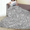 thumbnail image 6 of Vsdgher GlitterSilver Ultra-Soft Micro flannel Blanket Throw Blankets for Couch Sofa, Bed (4 sizes)-40"x30", 6 of 7