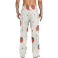 thumbnail image 6 of Men's Pajama Pants with Pockets Sleepwear Lounge Pants Stretch Casual Strawberry Dot, 6 of 6