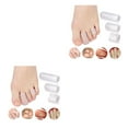 thumbnail image 3 of Seitruly 10 piezas mangas de tubos de dedo del pie Flexible compresión buena protección lavable reutilizable mangas de dedo del pie Gel diseño Simple Type2 NO2 Seitruly CBP230698, 3 of 6