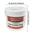 thumbnail image 3 of Building Leakage Prevention Transparent Ideal For All Your Water Needs Wall Files for Home Pool Patch Plaster Wall Ointment Plaster Patching Drywall Patch Wall Plaster for Holes in The Wall Plaster, 3 of 4
