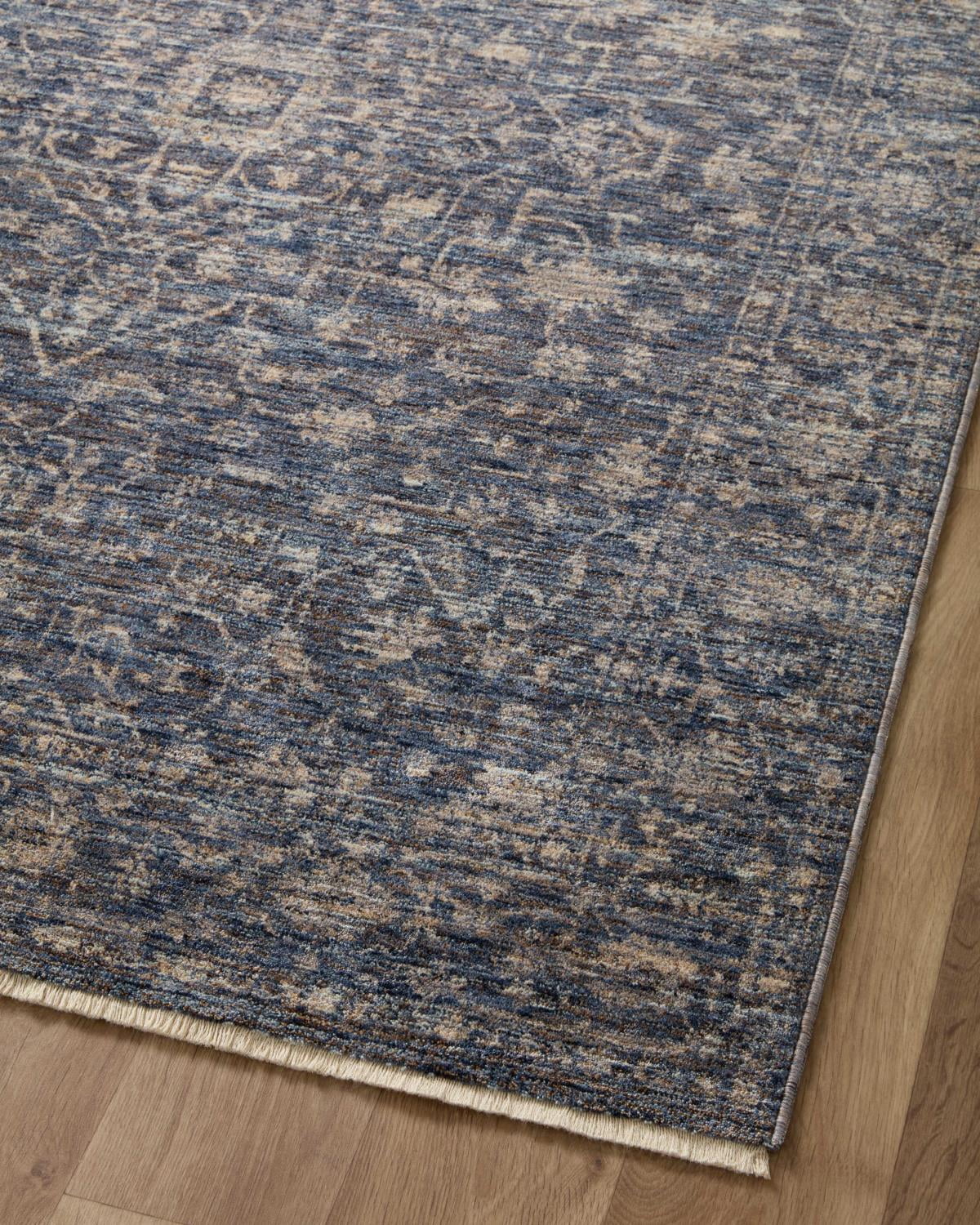 Loloi Sorrento Midnight / Natural 7'-10" x 7'-10" Round Area Rug