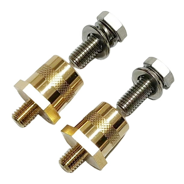 Kenally Adaptador de poste de batería, accesorios de conector de Terminal, Kit de adaptadores de poste de rosca M6 M8 con tornillos, Vehículos, repuestos y accesorios Mis