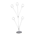 thumbnail image 3 of Luzkey Memo Folder 5 Branch Family Tree Picture Frame Holder Note Clip Astronaut Photo Folder Mini Paper Clips Card Photo Clips Holder Stainless Steel Desktop Stand Suitable for Gift Silver, 3 of 8