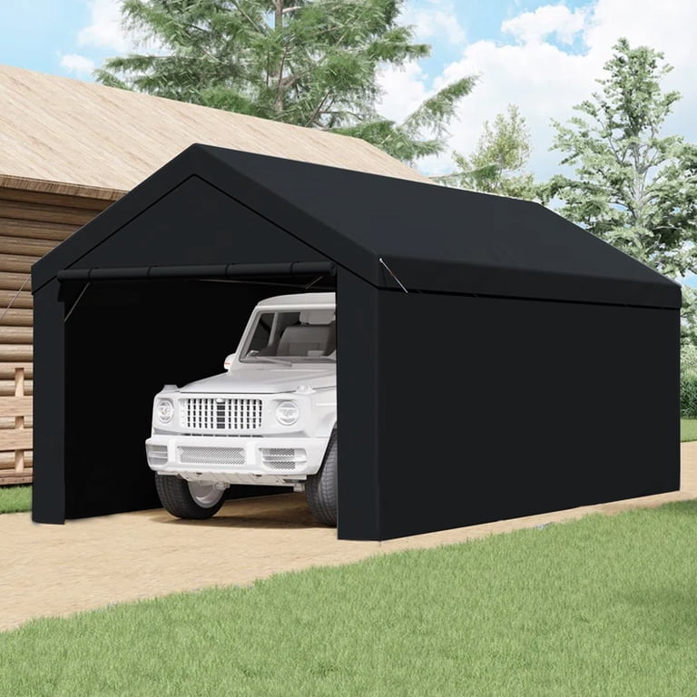 Open Box Caravan Canopy Domain 20x10 Foot Carport Tent Sidewalls