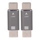 thumbnail image 1 of 2Pcs USB C Male to Male Adapter 8K 40Gbps 100W Fast Charging Alloy Compact Mini USB C Adapter Connector for PCs, 1 of 5