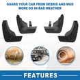 thumbnail image 5 of Unique Bargains Automotive Mud Guards Splash for Compatible for Suburban Sport 2021-2023, 5 of 6