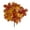 Orange, variant on Nearly Natural 18" Autumn Maple Leaf Artificial Flower (Set of 2), Red