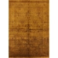 thumbnail image 1 of Ahgly Company Machine Washable Indoor Rectangle Industrial Modern Mahogany Brown Area Rugs, 8' x 10', 1 of 7