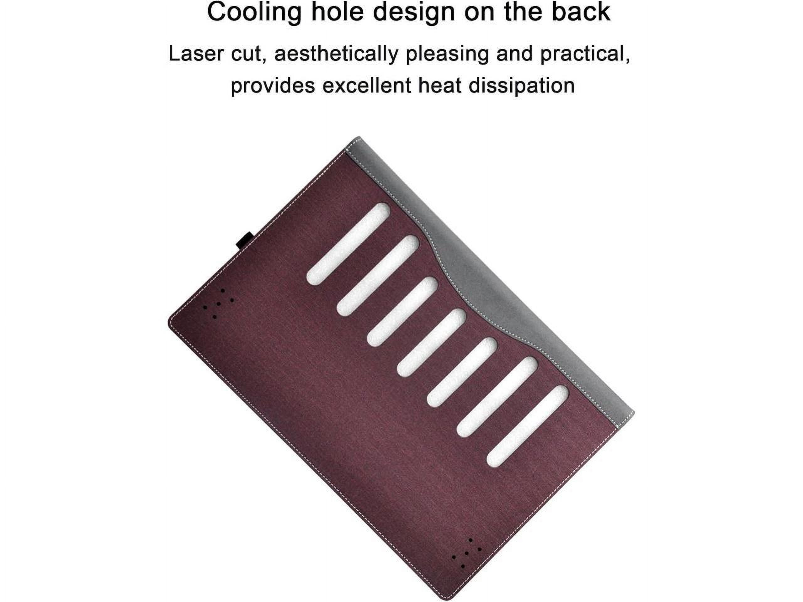 Laptop Case Cover for 2024 13.3 inch HP Pavilion Aero Laptop 13-bg 13t-bg Notebook PC Sleeve, 2 in 1 PU Leather Protective Shell Bag with Pencil Holder