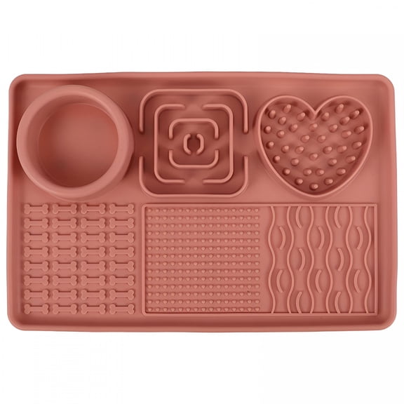 ACDANC Licking Mat Slow Feeder for Dogs and Cats Non-Slip Lick Pad with Suction Cup Lick Mat for Dogs Cat Lick Mat