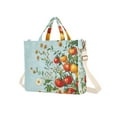 thumbnail image 7 of FORMRS Womens Corduroy Tote Bag Crossbody Shoulder Handbag with Pocket, Colorful Tomatoes, 7 of 7
