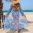 thumbnail image 4 of HUAXUN Plus Size Tankini Swimwear Full Coverage Swimsuits Vacation Modest Bathing Suits Trim Tankini Top with Bottom 3036 3 Piece Swimsuit for Women, 4 of 7