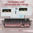 thumbnail image 3 of ATTACK SHARK X98PRO Wireless Gaming Keyboard, 99 Keys Wireless Mechanical Keyboard with LED Color Display & Number Pad, 3 of 8