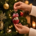 thumbnail image 5 of IPEWLEX Rabbit in Pinecone Christmas Ornament – Cute Animal Design Hanging Tree Decor, 5 of 7