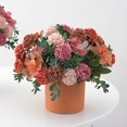 thumbnail image 1 of Ramo de flores artificiales de hortensia de seda de 16 cabezas para decoración del hogar, 1 of 4