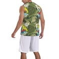 thumbnail image 2 of Honeii Surfing Dinosaur print basktball shirt for men and women, Unisex basketball jersey for Theme party-Medium, 2 of 6