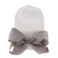 thumbnail image 1 of Gorro de punto para bebé recién nacido con Lazo de cinta grande, gorro de Hospital infantil, gorro cálido para bebé, lazos para sombreros, turbante de punto, 1 of 4