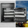 thumbnail image 5 of Mail Boss Heavy Duty Grade Steel High Security Adjustable Key Cabinet, Black, 5 of 12