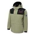 thumbnail image 3 of CKpwisy Hooded Heated Jacket for Men Women Battery Not Included Heated Jackets 4 Heating Areas Electric Heated Jackets Army Green XXL, 3 of 5