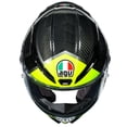 thumbnail image 2 of AGV Pista GP RR Valentino Rossi Esenza 46 Motorcycle Helmet Black/Yellow SM, 2 of 6