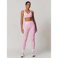 thumbnail image 2 of PISONIC Womens Workout Sets Adjustable Straps Sports Bras and High Waist Leggings Sets Pilates 2 Piece Outfits for Women, 2 of 5