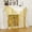 Gold, variant on 3 Panel Fireplace Screen, Metal Mesh Spark Guard for Living Room Home Decoration