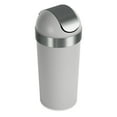 thumbnail image 2 of Umbra 16 Gallon (62L) Venti Swing Top Kitchen Trash Can for Indoor, Outdoor or Commercial Use, Grey/Steel, 2 of 13