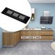 thumbnail image 3 of 50mm Cabinet Wardrobe Air Vent Grille Ventilation-Cover Wardrobes Shoe Cabinets Aluminium Rectangular Breathable Cooling Vent, 3 of 7