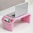 thumbnail image 2 of Kids Lap Desk Tray, Kids Portable Lap Tray Plastic Lap Desk Pink, 2 of 5