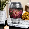 thumbnail image 7 of SABURIAL Cardinal Large Cremation Urn for Ashes for Women & Men - Burial Urns for Human Ashes Adult Female & Male - Decorative Urn for Mom & Dad - Memorial Funeral Urns - 10 Inch, 7 of 7