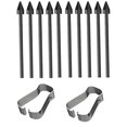 thumbnail image 1 of Juego de puntas de repuesto para bolígrafos EXTFOA S Pen, paquete de 10 unidades y 2 herramientas, color negro, 1 of 4